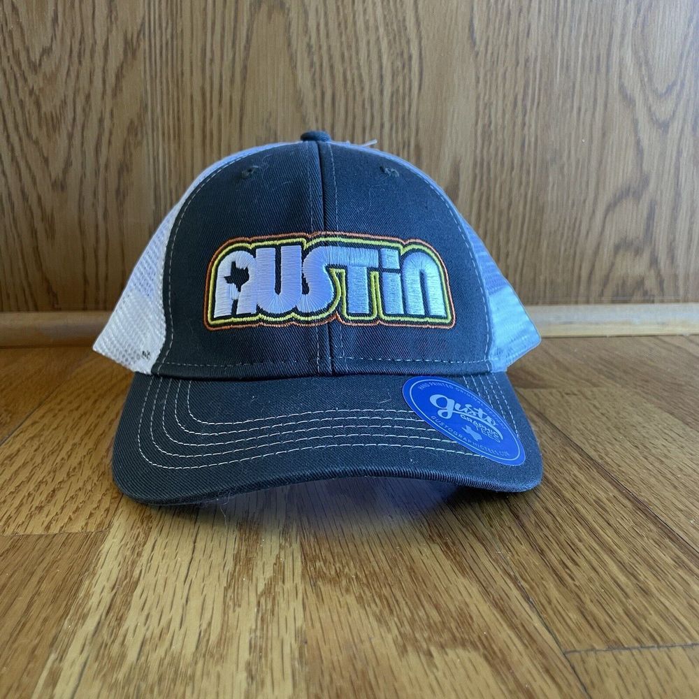 Austin Hat‎ Baseball Cap Youth Ouray Brand Blue White Adjustable Strap